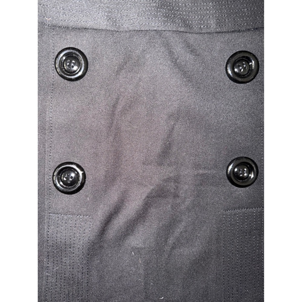 Etcetera Black Double Breasted Button Front Mini … - image 4